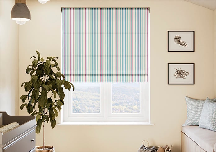 The British Stripe Co. Elizabeth, Brighton No.2 - Roman Blind - Image 3